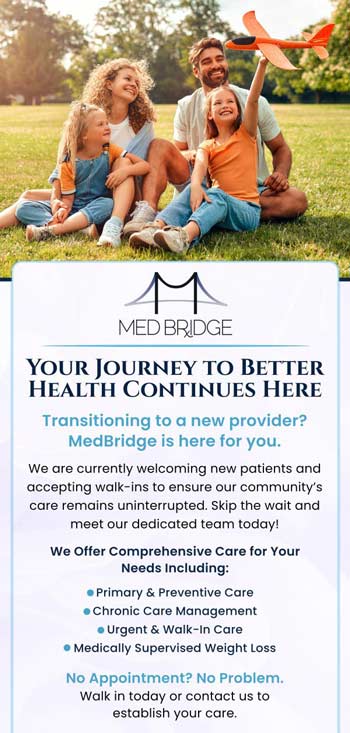MedBridge WV, Primary Care Clinic Located in Fairmont, Kingwood, and Mannington, WV
